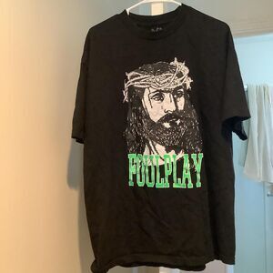 Jesús tear drop tee T-shirt size xl X-Large extra large foul play designer...